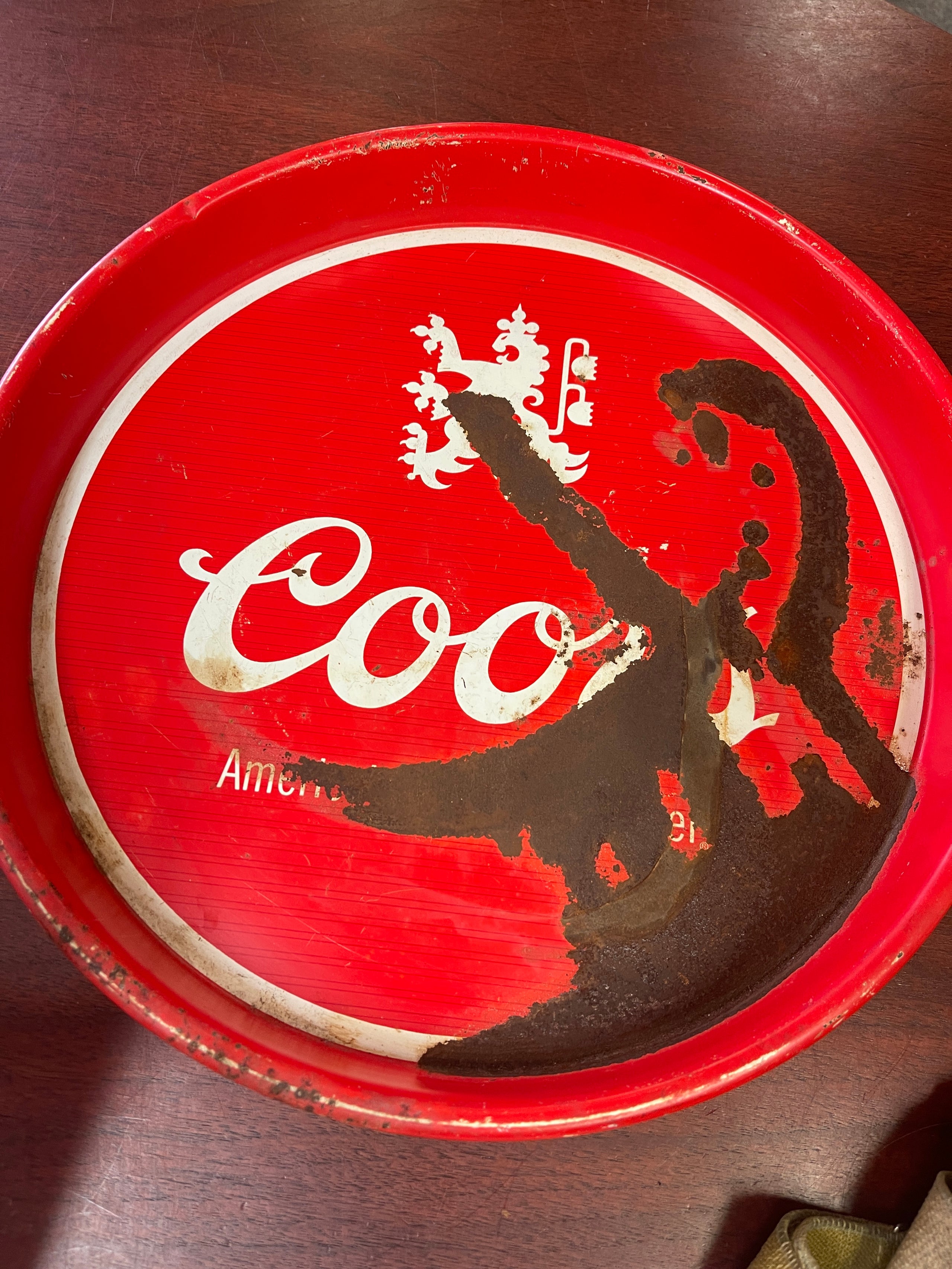 COORS BEER TRAY Santa Fe Vintage