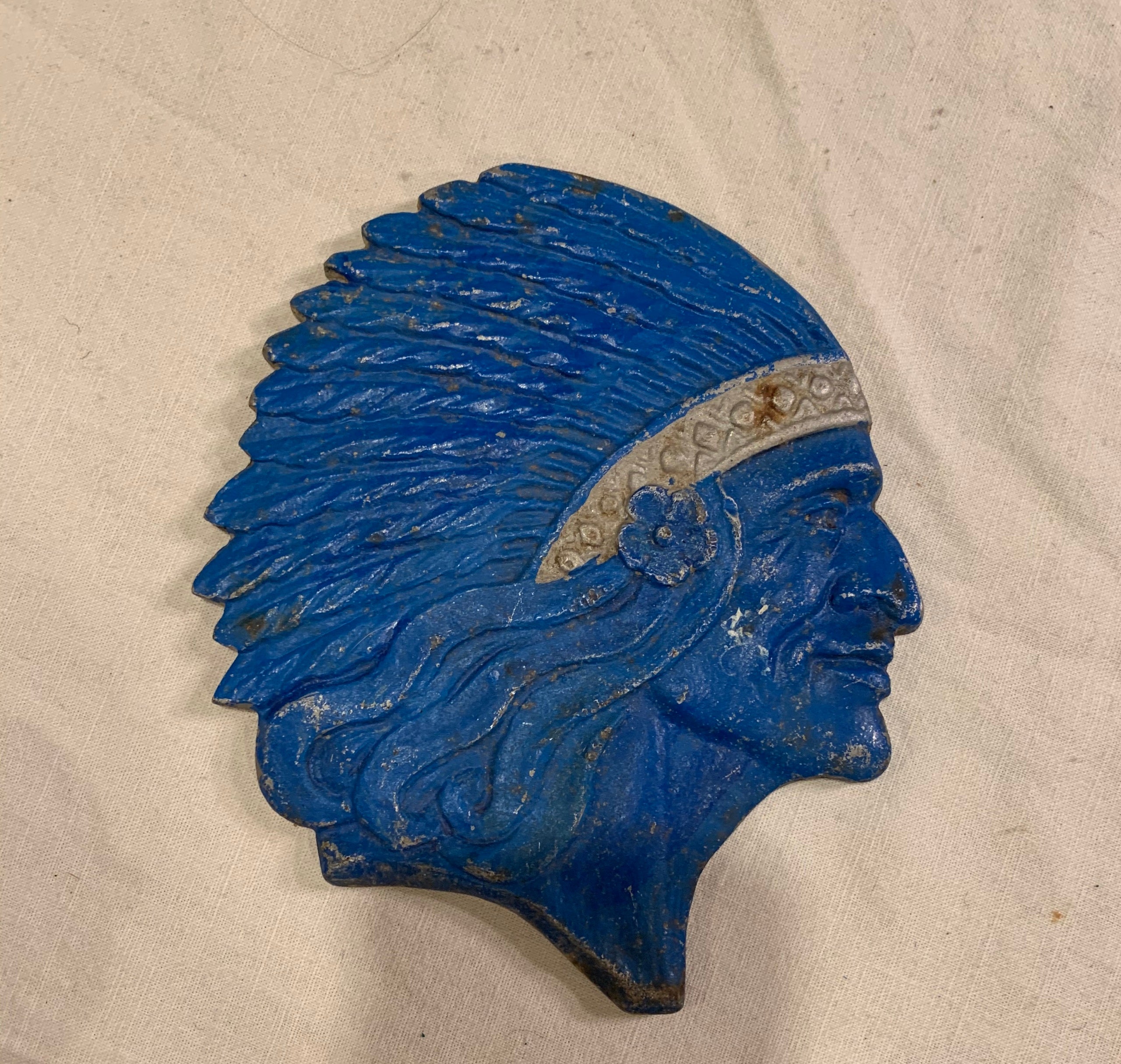 Blue Indian Head Santa Fe Vintage